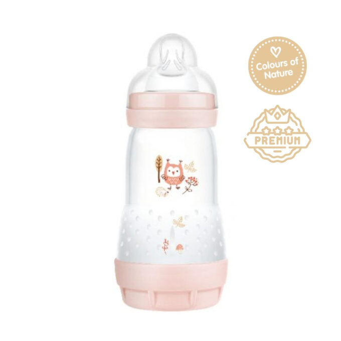 Colors Of Nature Baby Bottle Easy Start ™ Anti-Colic 260ml - Pink