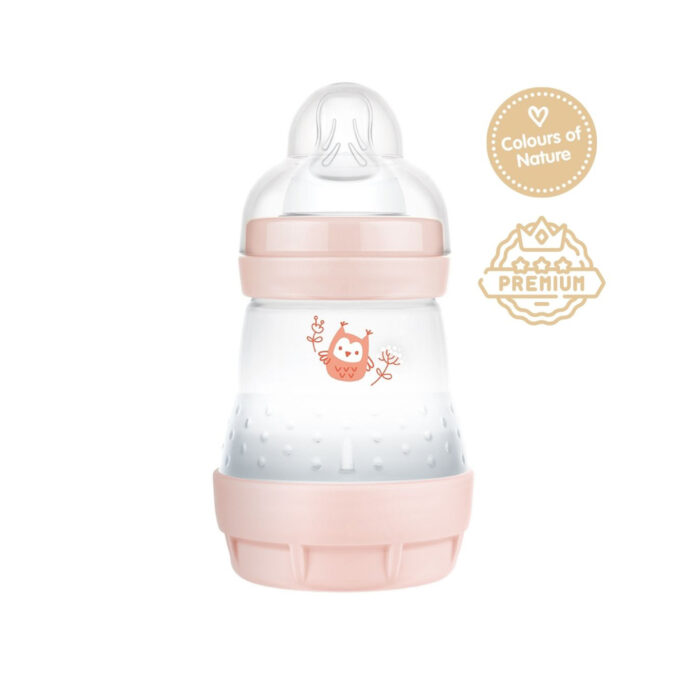 Colors Of Nature Baby Bottle Easy Start ™ Anti-Colic 160ml - Pink