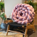 Protective Cot Braid Old Rose 4stand