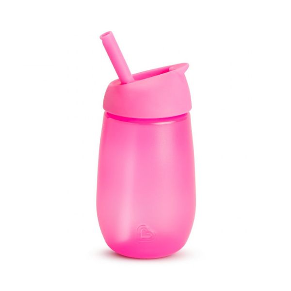 Simple Clean Straw Cup Pink