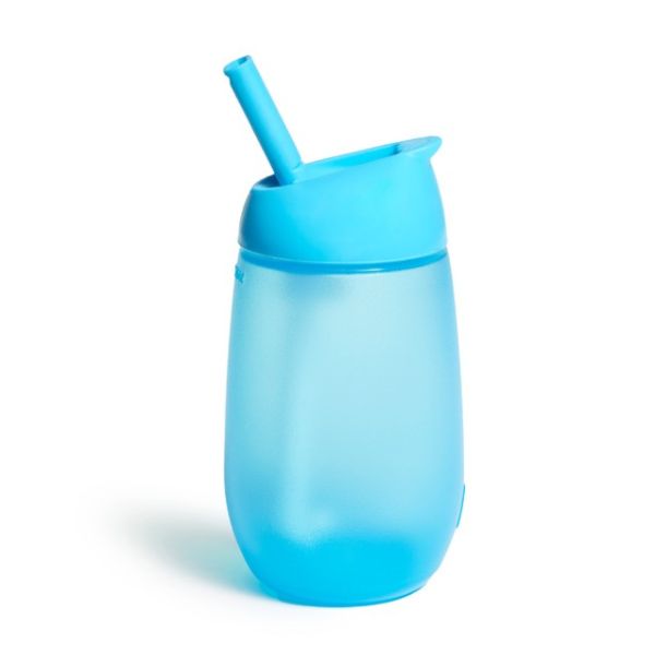 Simple Clean Straw Cup Blue