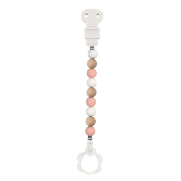 Silicon Pacifier Clip / Chewing Pink