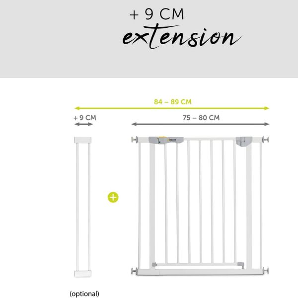 Hauck 9 cm Extension Compatible with Hauck Baby Gate