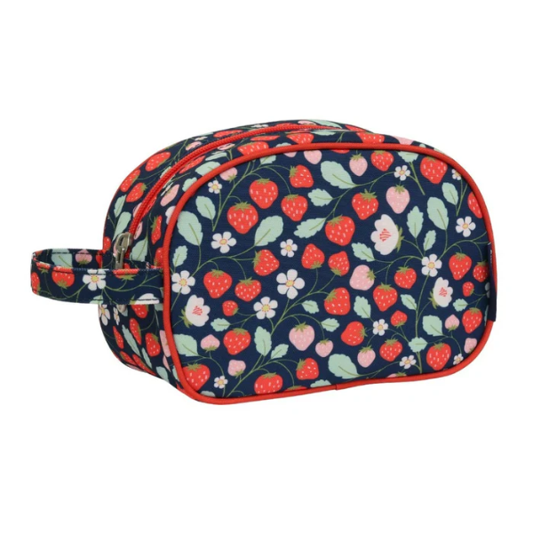 A little lovely company Toiletry Bag Strawberries