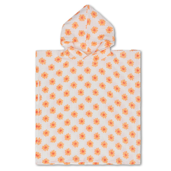 Swim Essentials Loux Towel Poncho Flower Hearts